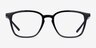 Ray-Ban RB7185 Black PlasticEyeglass Frames from EyeBuyDirect, Front View