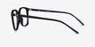 Ray-Ban RB7185 Black PlasticEyeglass Frames from EyeBuyDirect, Side View