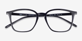 Ray-Ban RB7185  Black  Plastique Montures de lunettes de vue d'EyeBuyDirect, Vue Rapprochée