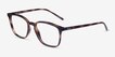 Ray-Ban RB7185 Tortoise PlasticEyeglass Frames from EyeBuyDirect, Angle View