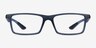 Ray-Ban RB8901 Blue PlasticEyeglass Frames from EyeBuyDirect, Front View