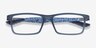 Ray-Ban RB8901 Blue PlasticEyeglass Frames from EyeBuyDirect, Closed View