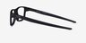Oakley Port Bow Satin Black PlasticEyeglass Frames from EyeBuyDirect, Side View