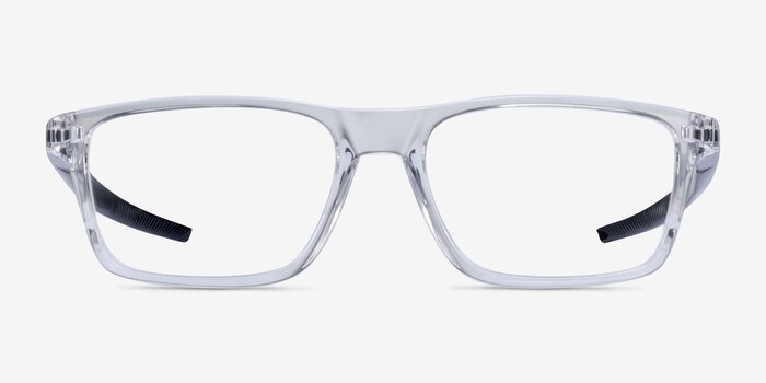 Oakley Port Bow Polished Clear Plastic Eyeglass Frames from EyeBuyDirect