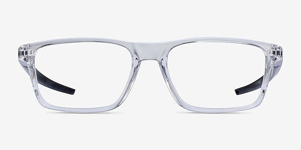 Oakley Port Bow Polished Clear Plastic Eyeglass Frames