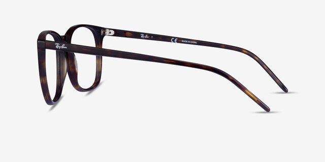 Ray-Ban RB5387 Dark Tortoise AcetateEyeglass Frames from EyeBuyDirect, Side View