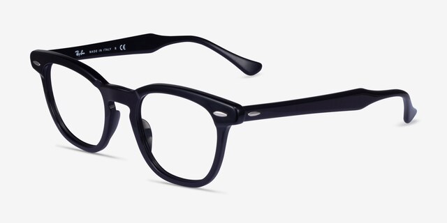 Ray-Ban RB5398 Hawkeye Black AcetateEyeglass Frames from EyeBuyDirect, Angle View