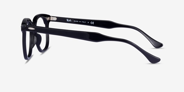 Ray-Ban RB5398 Hawkeye Black AcetateEyeglass Frames from EyeBuyDirect, Side View