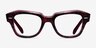 Ray-Ban RB5486 Tortoise Red AcetateEyeglass Frames from EyeBuyDirect, Front View