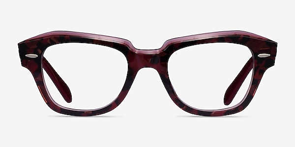 Ray-Ban RB5486 Tortoise Red Acetate Eyeglass Frames
