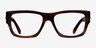 Ray-Ban Nomad Wayfarer Striped Tortoise AcetateEyeglass Frames from EyeBuyDirect, Front View