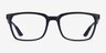 Ray-Ban RB8906 Matte Black PlasticEyeglass Frames from EyeBuyDirect, Front View