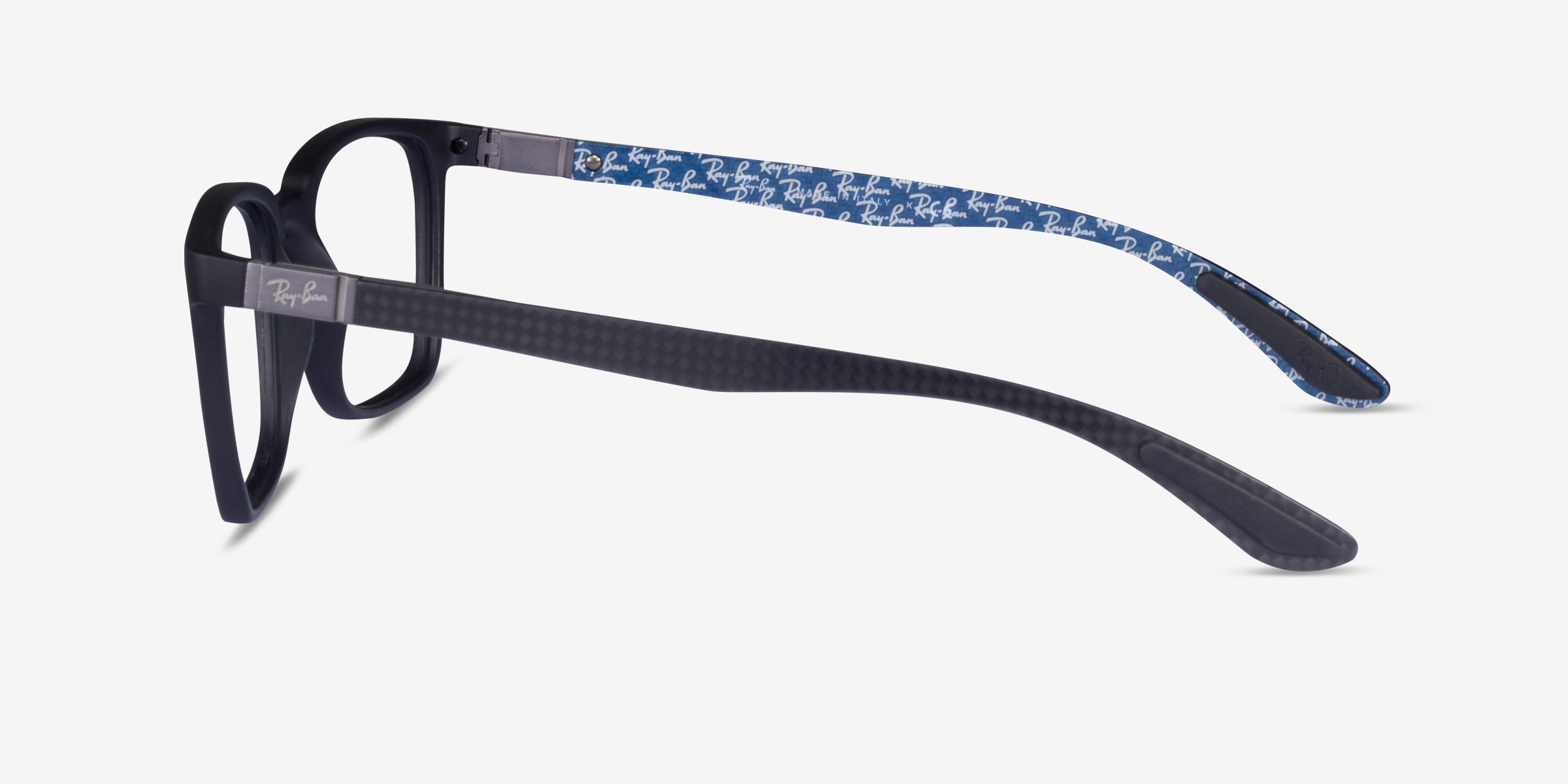 Ray-Ban RB8906 - Rectangle Matte Black Frame Eyeglasses | Eyebuydirect