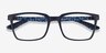 Ray-Ban RB8906 Matte Black PlasticEyeglass Frames from EyeBuyDirect, Closed View