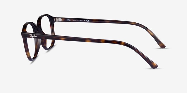 Ray-Ban RB5393 Leonard Tortoise AcetateEyeglass Frames from EyeBuyDirect, Side View