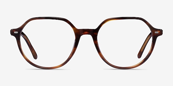 Ray-Ban RB5395 Thalia Striped Acetate Eyeglass Frames