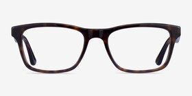 Ray-Ban RB5279 Écaille Noire Acétate Montures de lunettes de vue d'EyeBuyDirect, Vue de Face