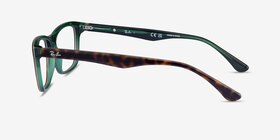 Ray-Ban RB5279 Tortoise Green Acétate Montures de lunettes de vue d'EyeBuyDirect, Vue de Côté