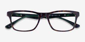 Ray-Ban RB5279 Tortoise Green Acétate Montures de lunettes de vue d'EyeBuyDirect, Vue Rapprochée
