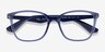 Ray-Ban RB7066 Transparent Violet PlasticEyeglass Frames from EyeBuyDirect, Closed View