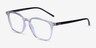Ray-Ban RB7185 Transparent PlasticEyeglass Frames from EyeBuyDirect, Angle View