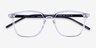 Ray-Ban RB7185 Transparent PlasticEyeglass Frames from EyeBuyDirect, Closed View