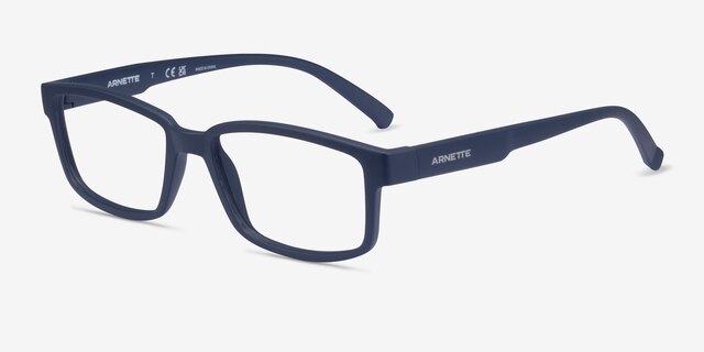 ARNETTE Bixiga Matte Blue PlasticEyeglass Frames from EyeBuyDirect, Angle View