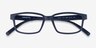 ARNETTE Bixiga Matte Blue PlasticEyeglass Frames from EyeBuyDirect, Closed View