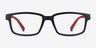 ARNETTE Bixiga Matte Black PlasticEyeglass Frames from EyeBuyDirect, Front View
