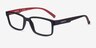 ARNETTE Bixiga Matte Black PlasticEyeglass Frames from EyeBuyDirect, Angle View