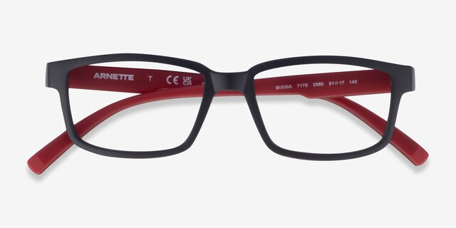 ARNETTE Bixiga Matte Black PlasticEyeglass Frames from EyeBuyDirect, Closed View