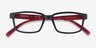 ARNETTE Bixiga Matte Black PlasticEyeglass Frames from EyeBuyDirect, Closed View