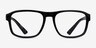 ARNETTE Bobby Shiny Black PlasticEyeglass Frames from EyeBuyDirect, Front View