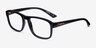 ARNETTE Bobby Shiny Black PlasticEyeglass Frames from EyeBuyDirect, Angle View