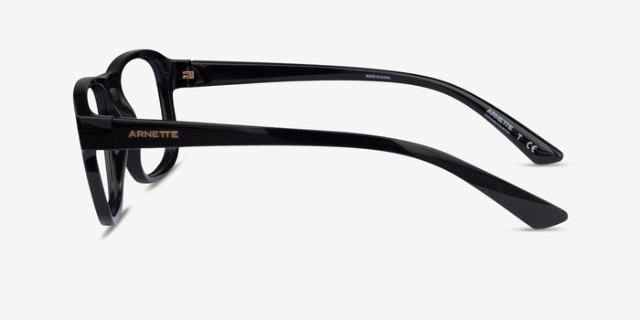 ARNETTE Bobby Shiny Black Plastic Eyeglass Frames from EyeBuyDirect