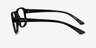 ARNETTE Bobby Shiny Black PlasticEyeglass Frames from EyeBuyDirect, Side View
