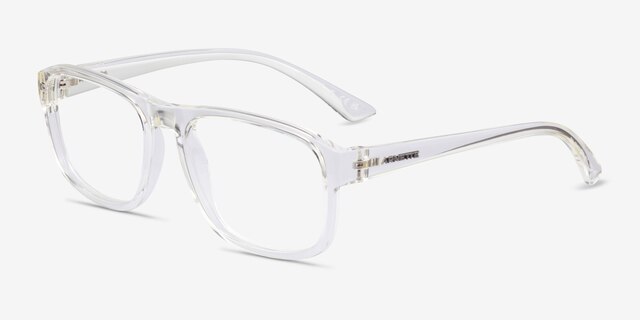 ARNETTE Bobby Shiny Transparent PlasticEyeglass Frames from EyeBuyDirect, Angle View