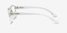 ARNETTE Bobby Shiny Transparent PlasticEyeglass Frames from EyeBuyDirect, Side View