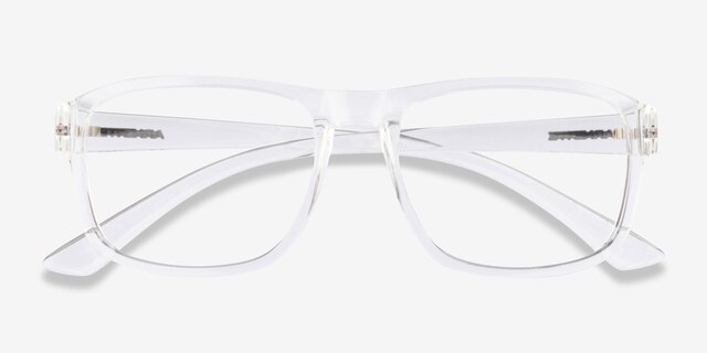 ARNETTE Bobby Shiny Transparent PlasticEyeglass Frames from EyeBuyDirect, Closed View