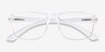 ARNETTE Bobby Shiny Transparent PlasticEyeglass Frames from EyeBuyDirect, Closed View