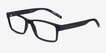 ARNETTE Leonardo Matte Black PlasticEyeglass Frames from EyeBuyDirect, Angle View
