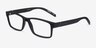 ARNETTE Leonardo Matte Black PlasticEyeglass Frames from EyeBuyDirect, Angle View