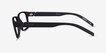ARNETTE Leonardo Matte Black PlasticEyeglass Frames from EyeBuyDirect, Side View
