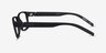 ARNETTE Leonardo Matte Black PlasticEyeglass Frames from EyeBuyDirect, Side View