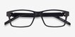 ARNETTE Leonardo Matte Black PlasticEyeglass Frames from EyeBuyDirect, Closed View