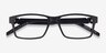 ARNETTE Leonardo Matte Black PlasticEyeglass Frames from EyeBuyDirect, Closed View