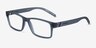 ARNETTE Leonardo Matte Blue PlasticEyeglass Frames from EyeBuyDirect, Angle View