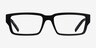 ARNETTE Bazz Matte Black PlasticEyeglass Frames from EyeBuyDirect, Front View