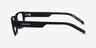ARNETTE Bazz Matte Black PlasticEyeglass Frames from EyeBuyDirect, Side View