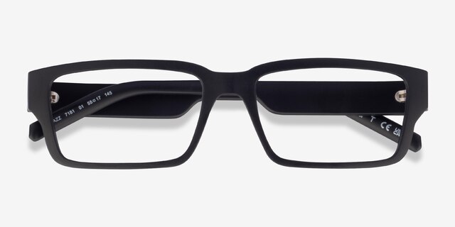 ARNETTE Bazz Matte Black PlasticEyeglass Frames from EyeBuyDirect, Closed View